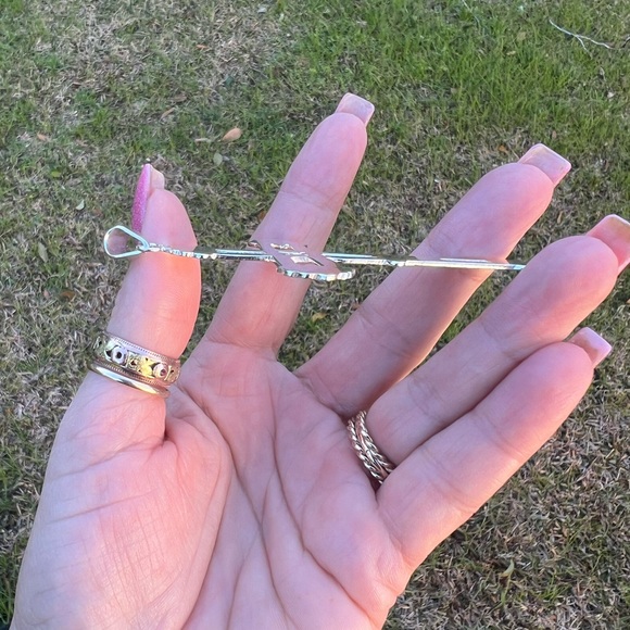 Vintage Taxco Extra Large Sterling Silver Cross Pendant - Picture 11 of 17